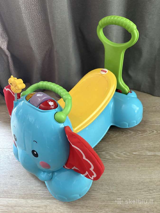 Fisher Price drambliukas-mašinėlė - nuotraukos Nr. 2