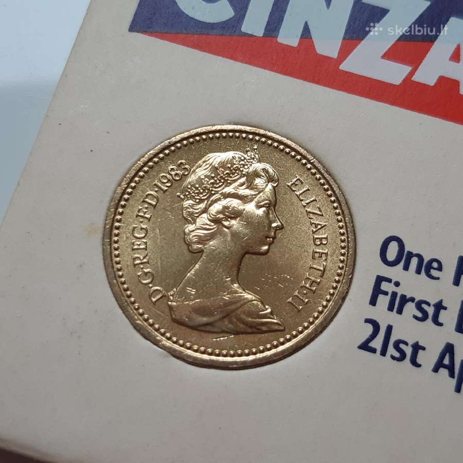Didžioji Britanija 1 svaras 1983 - nuotraukos Nr. 3