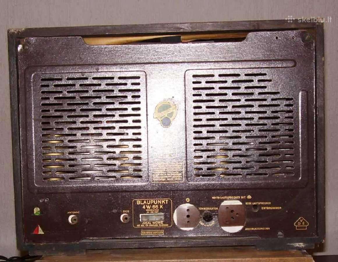 Lempinė radija Blaupunkt Super 4w6 - nuotraukos Nr. 4