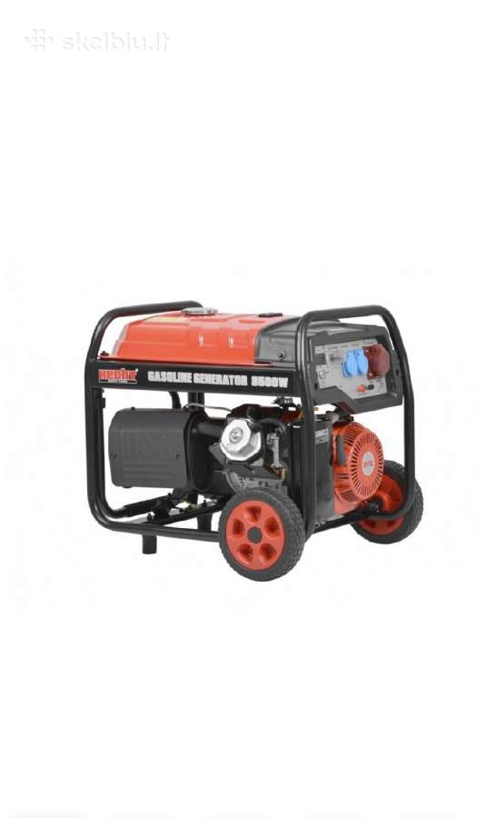Naujas trivazis 8.5kw generatorius Hecht Gg10000