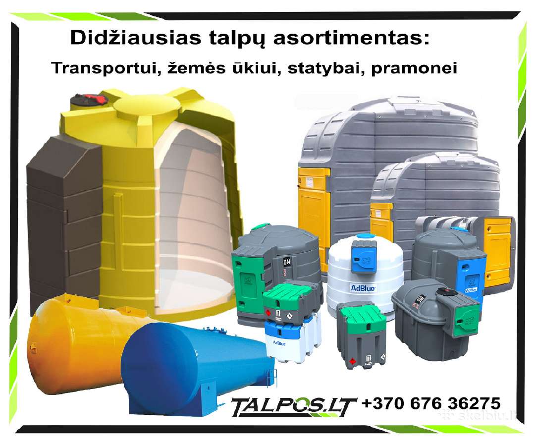 Kuro talpos, mobilios, Adblue talpyklos, įranga - nuotraukos Nr. 9