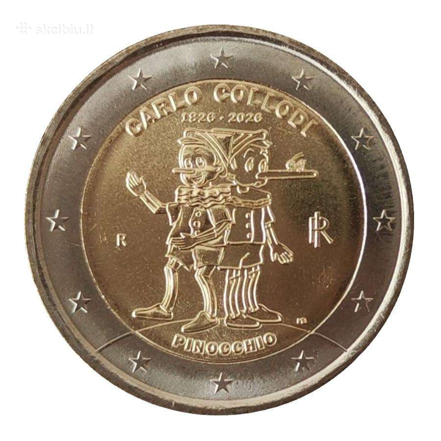 Italijos proginės euro monetos - nuotraukos Nr. 2