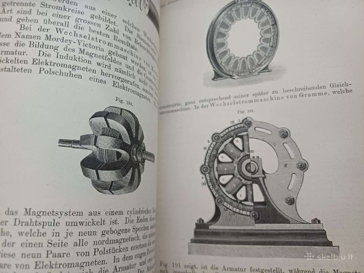 Parduodu knyga,elektricitat,1891m
