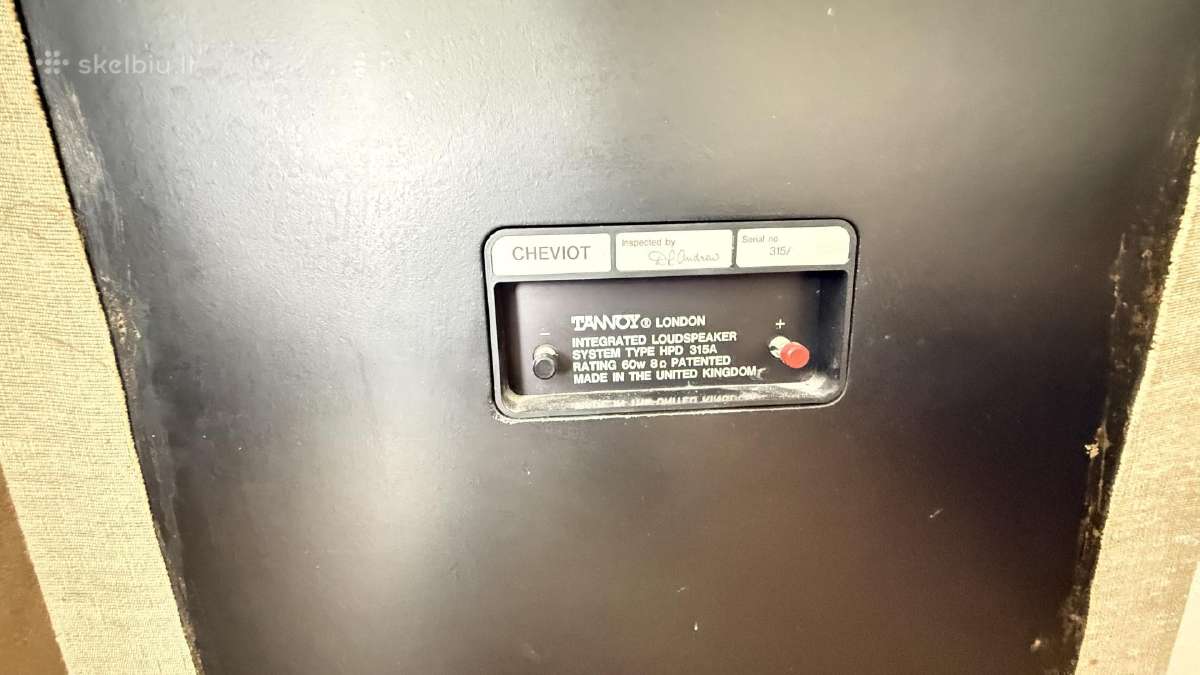 Tannoy Cheviot Hpd 315a - nuotraukos Nr. 9