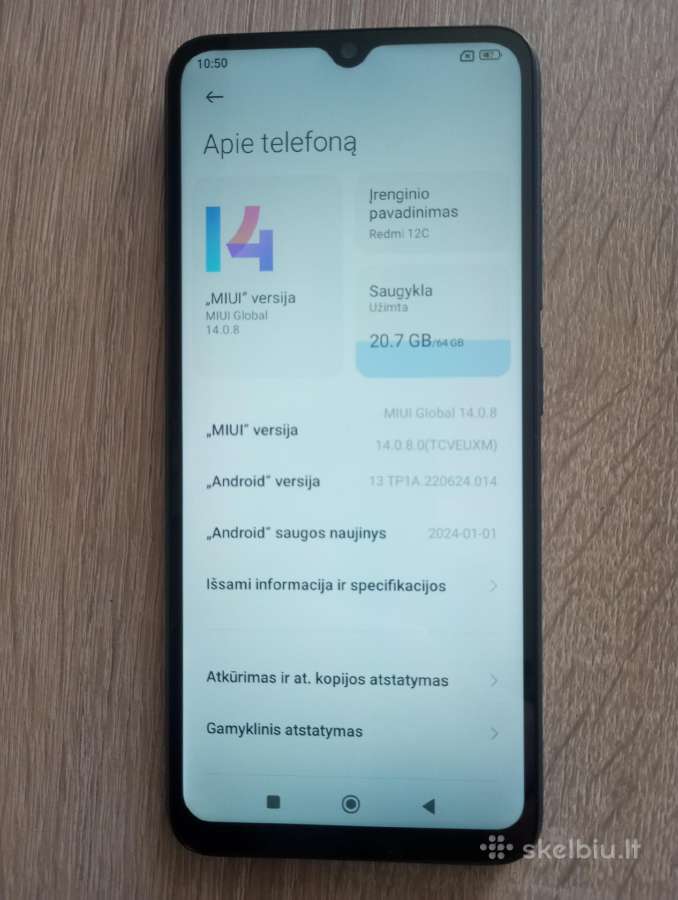 Redmi 12c 64gb - nuotraukos Nr. 4