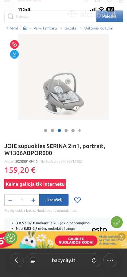Joie supynės