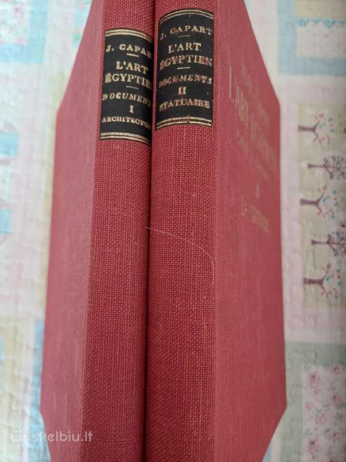 Parduodu 1,2t knygu l art egyptien,1922-42m - nuotraukos Nr. 2