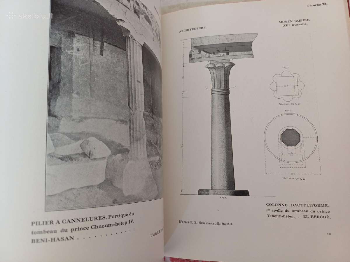 Parduodu 1,2t knygu l art egyptien,1922-42m - nuotraukos Nr. 3