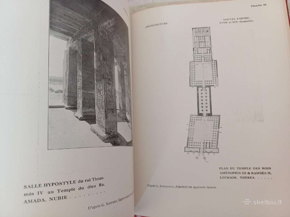 Parduodu 1,2t knygu l art egyptien,1922-42m - nuotraukos Nr. 5