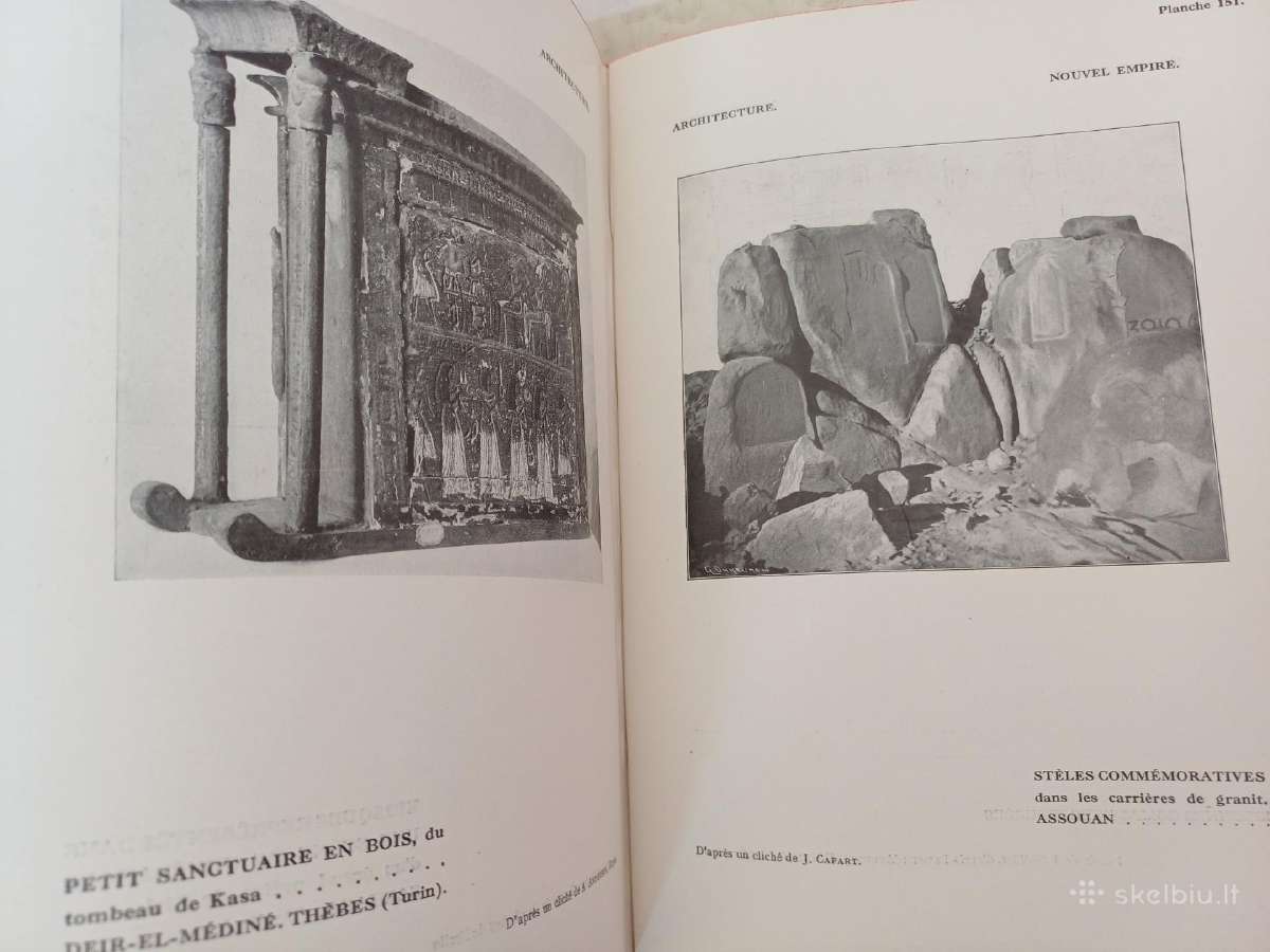 Parduodu 1,2t knygu l art egyptien,1922-42m - nuotraukos Nr. 10