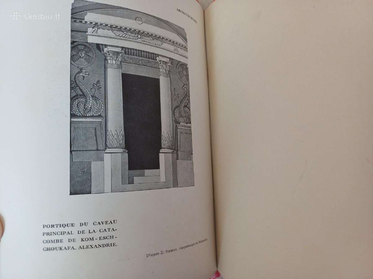 Parduodu 1,2t knygu l art egyptien,1922-42m - nuotraukos Nr. 12