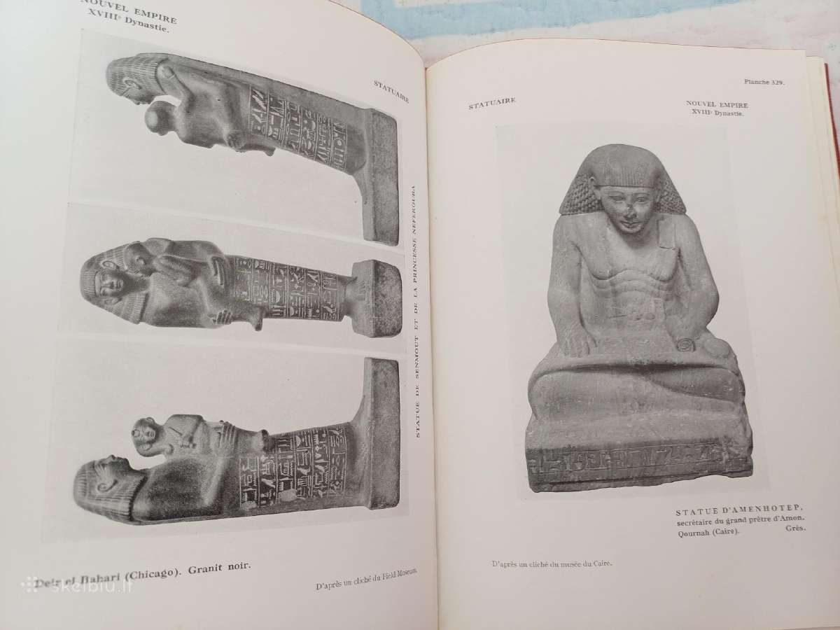 Parduodu 1,2t knygu l art egyptien,1922-42m - nuotraukos Nr. 22