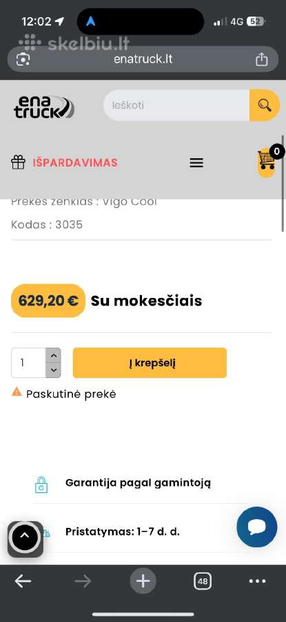 Šaldituvas Vigo Cool V125 - nuotraukos Nr. 6