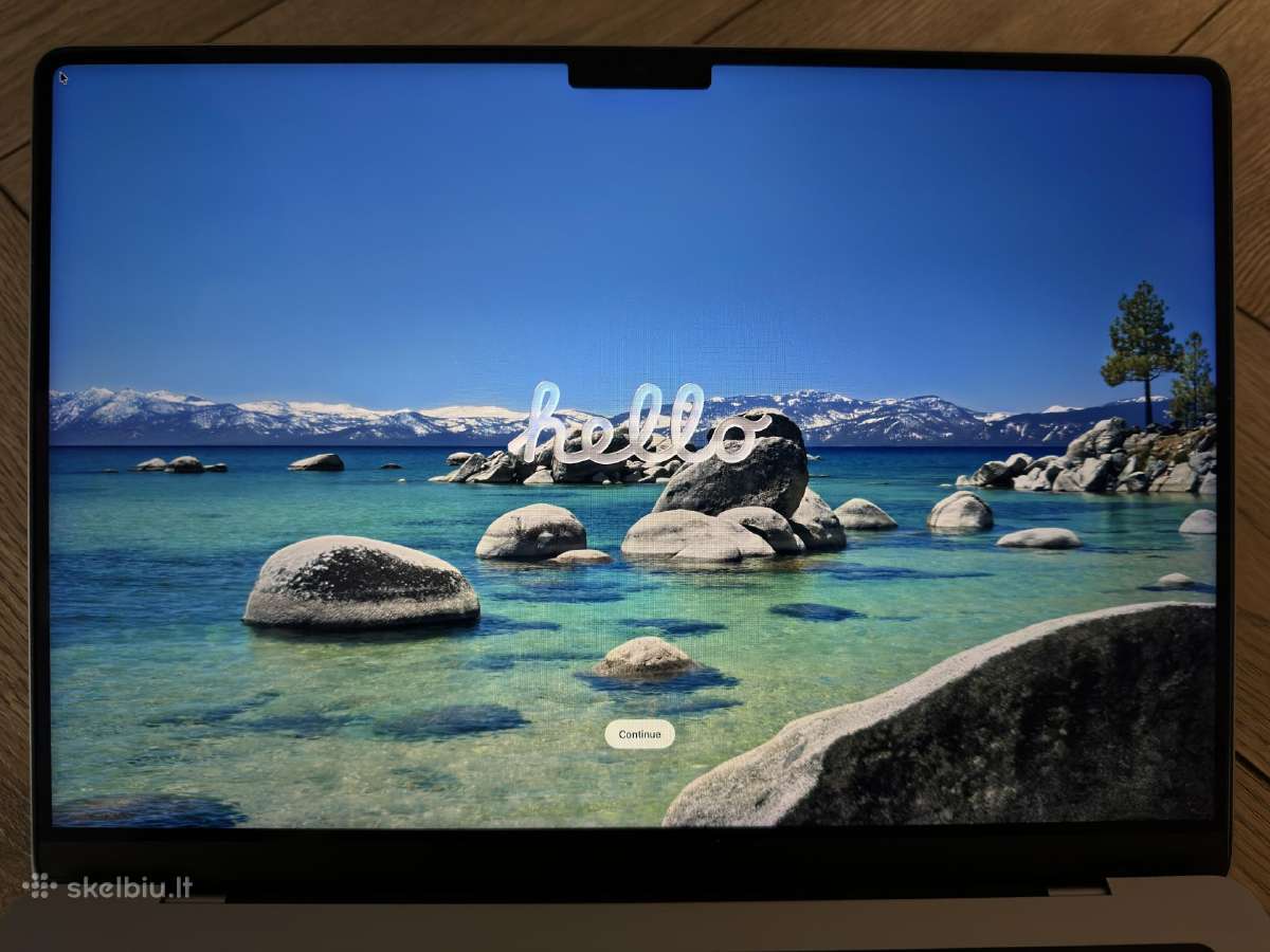 MacBook Retina ekranas 13, 14, 15,16