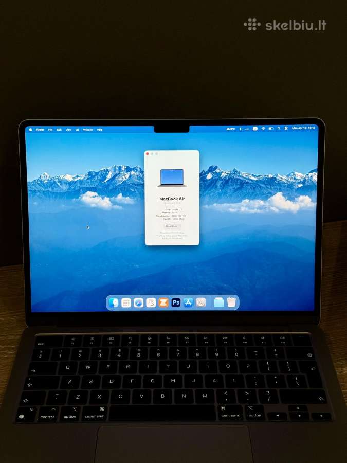 MacBook Air 13,6 M3 256gb - nuotraukos Nr. 3