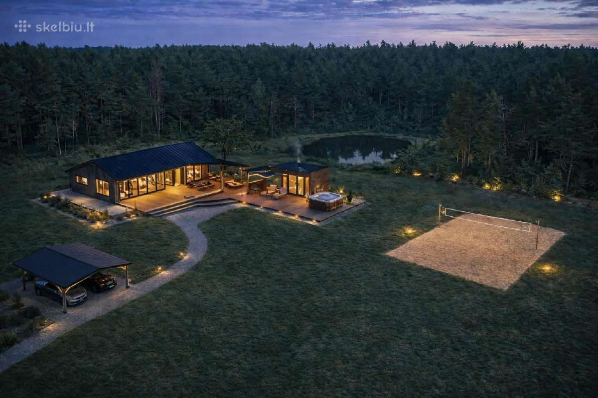 Nuostabi sodyba pušų - miško apsuptyje 1,55 ha - nuotraukos Nr. 10