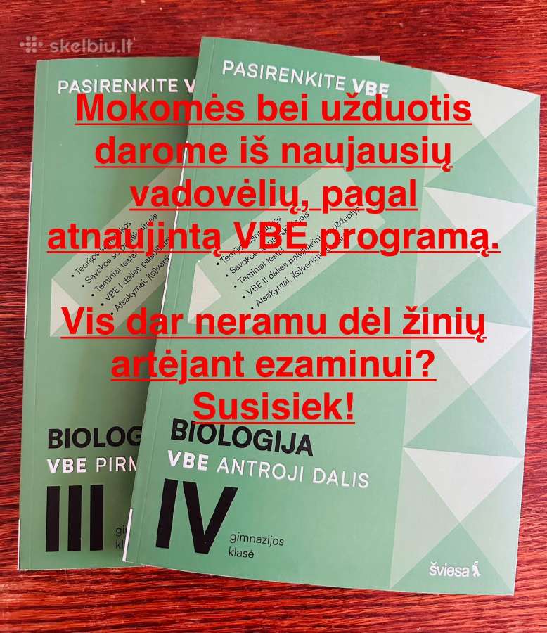 Biologijos korepetitorė Kaunas ir nuotoliniu būdu - nuotraukos Nr. 2