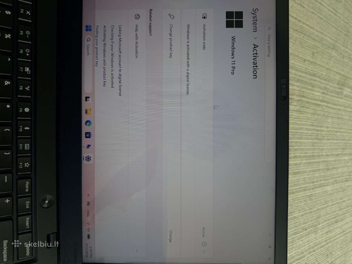 Thinkpad X1 Carbon 1tb 16gb i7 - nuotraukos Nr. 11