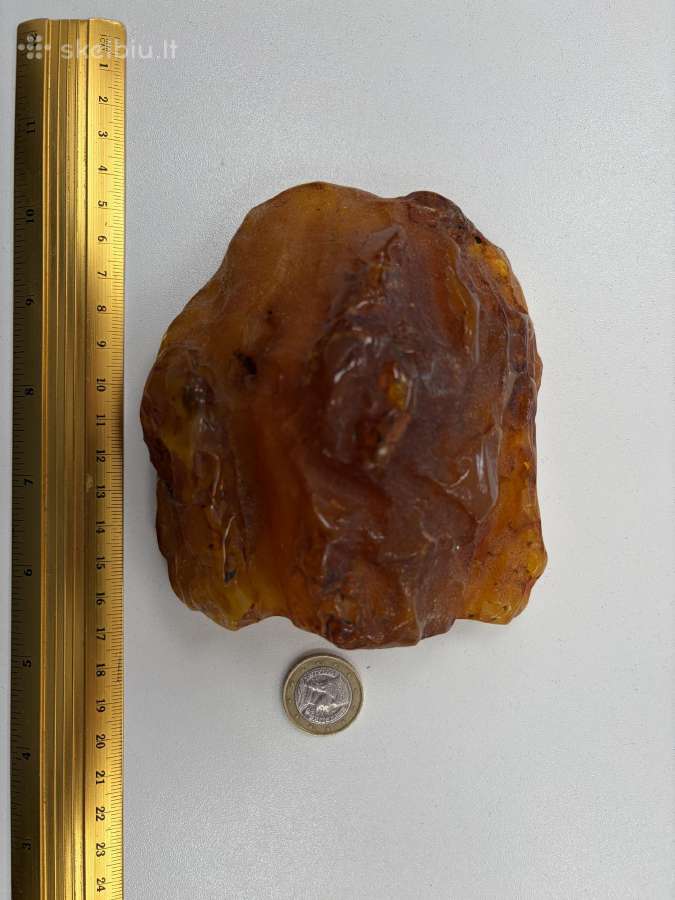 Gintaro grynuolis svoris 336g. Kaina 1000 Eur - nuotraukos Nr. 8