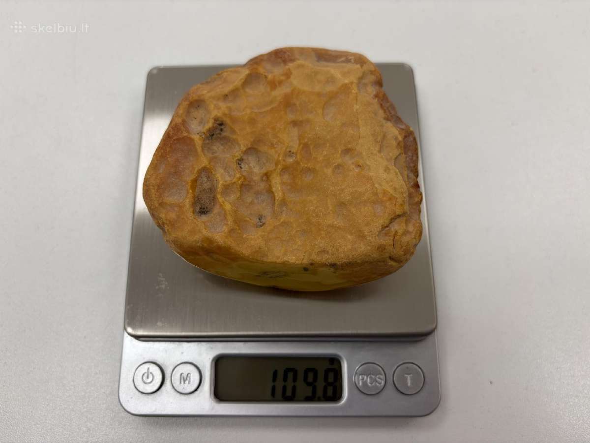 Gintaro grynuolis svoris 109g. Kaina 500 Eur - nuotraukos Nr. 3