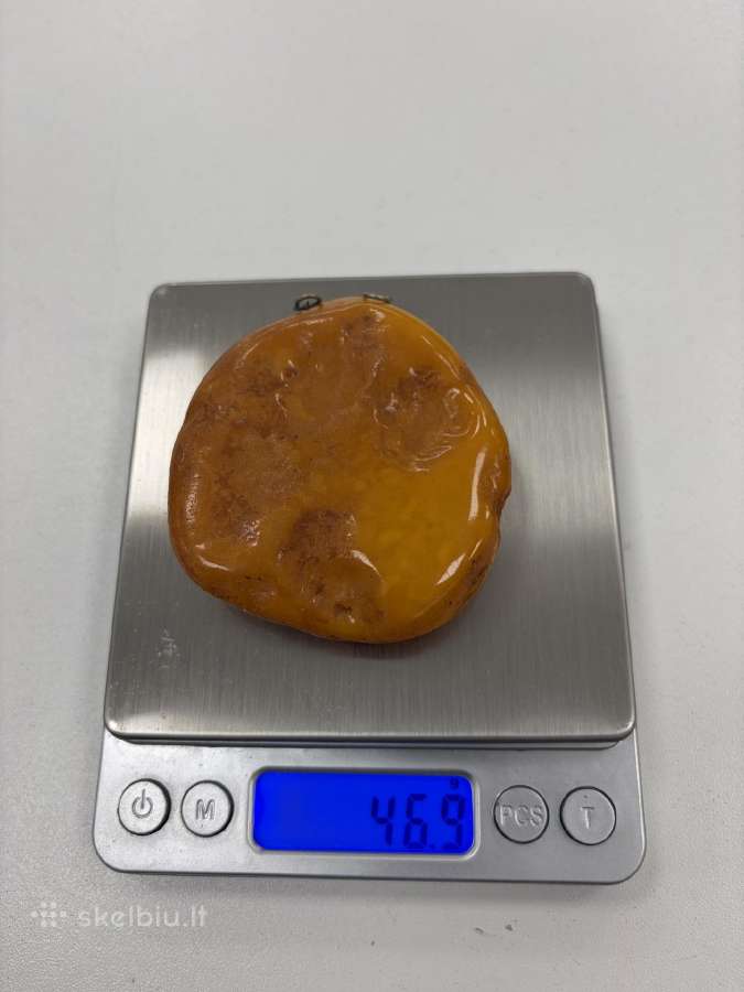 Antikvarinis Gintaro pakabukas Svoris 46,9g - nuotraukos Nr. 5