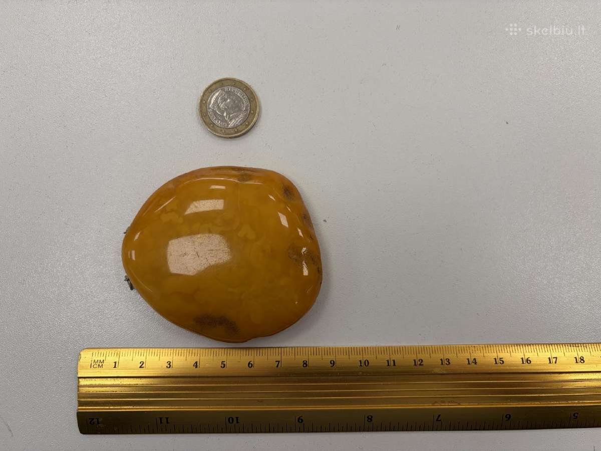 Antikvarinis Gintaro pakabukas Svoris 46,9g - nuotraukos Nr. 4