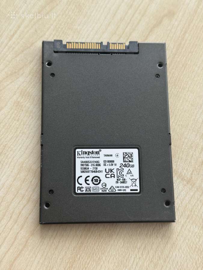 Sata 2.5 SSD diskai 128/240/256 GB - nuotraukos Nr. 4