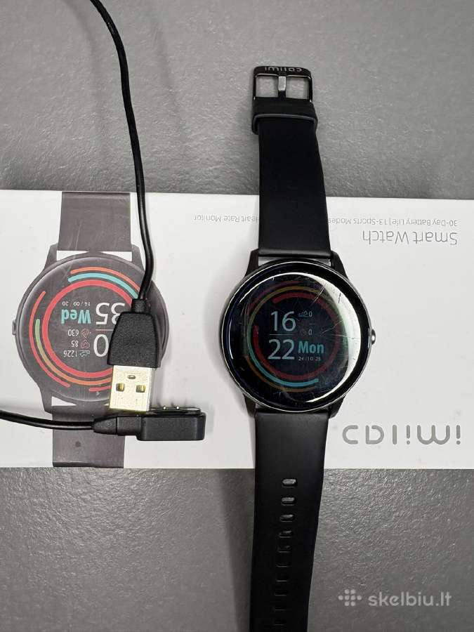 Išmanusis laikrodis Xiaomi Imilab Kw66, juoda