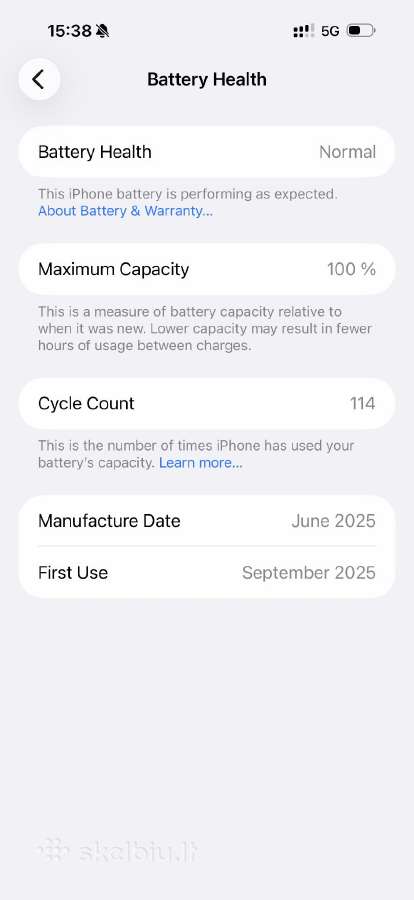 iPhone 16 Pro Max 256 Su Garantija - nuotraukos Nr. 3