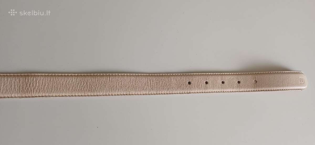 Kreminės spalvos diržas mergaitei 70 cm - nuotraukos Nr. 4