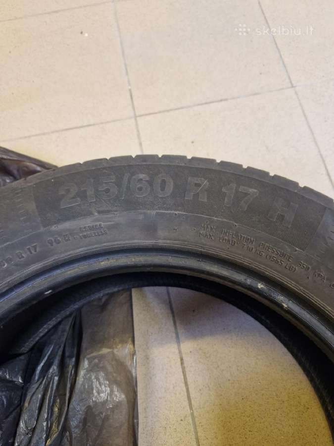Vasarinės padangos Continental R17 215/60