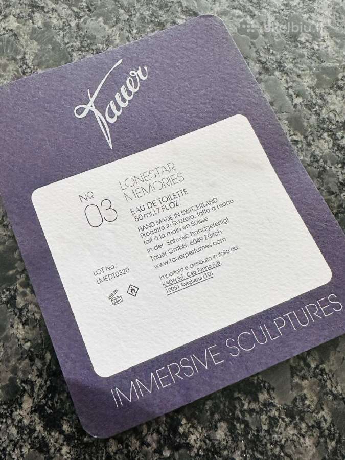 Tauer Perfumes 03 Lonestar Memories (50 ml) - nuotraukos Nr. 7