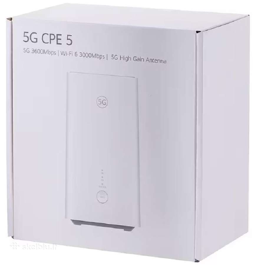 Nauji 5G Cpe 5, H155-382 už €163 su PVM