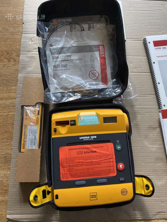 Naujas Lifepak 1000 Defibriliatorius (Aed)
