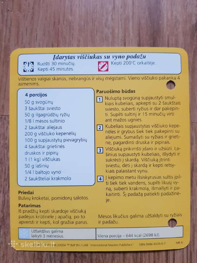 Receptai skelbimai - nuotraukos Nr. 5