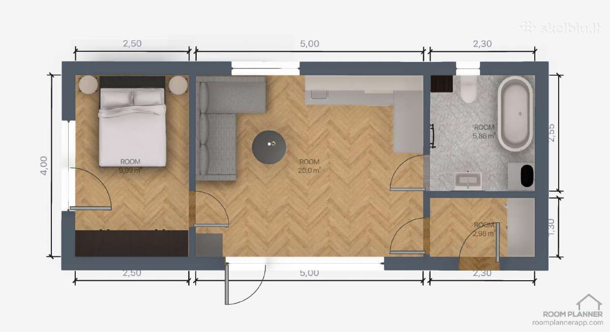 Karkasinis - modulinis 50m2 A klasės namas - nuotraukos Nr. 35