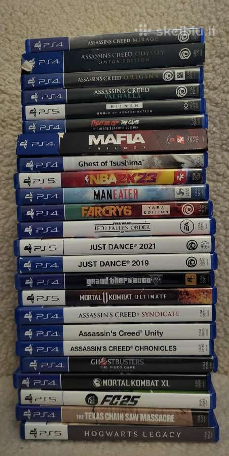 Parduodu žaidimus (Ps4, Ps5)