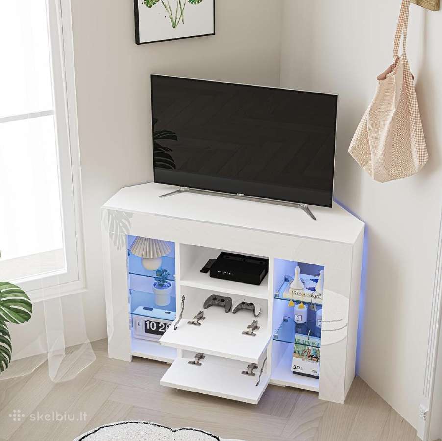 TV spintelė su LED apšvietimu - nuotraukos Nr. 6