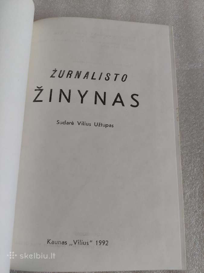 Žurnalisto žinynas - nuotraukos Nr. 2
