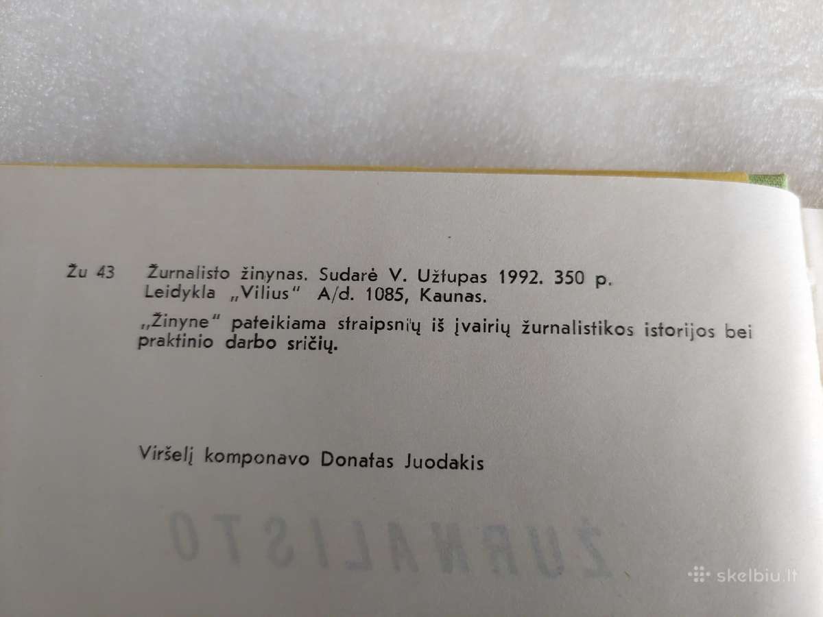Žurnalisto žinynas - nuotraukos Nr. 4