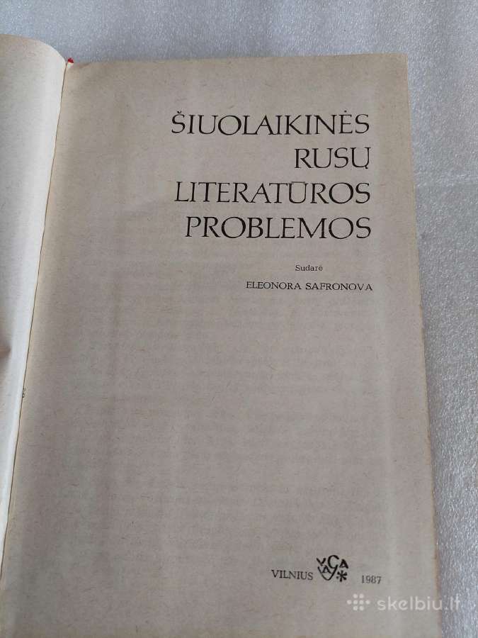 Šiuolaikinės rusų literatūros problemos - nuotraukos Nr. 2