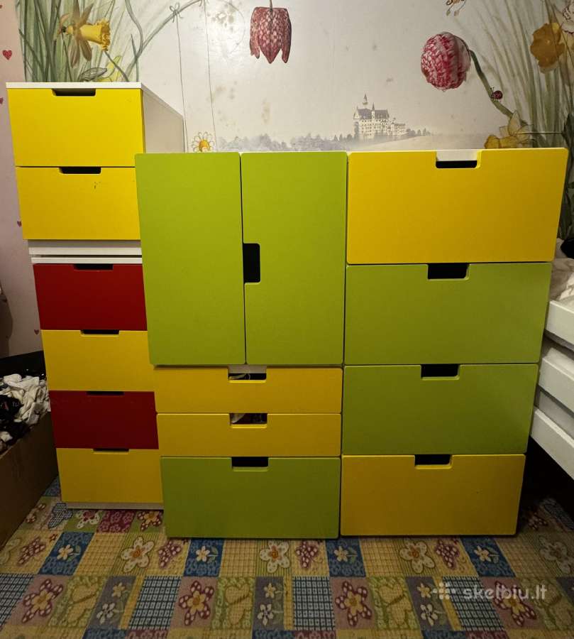 Ikea vaikų kambario spintelės ir spinta - nuotraukos Nr. 3