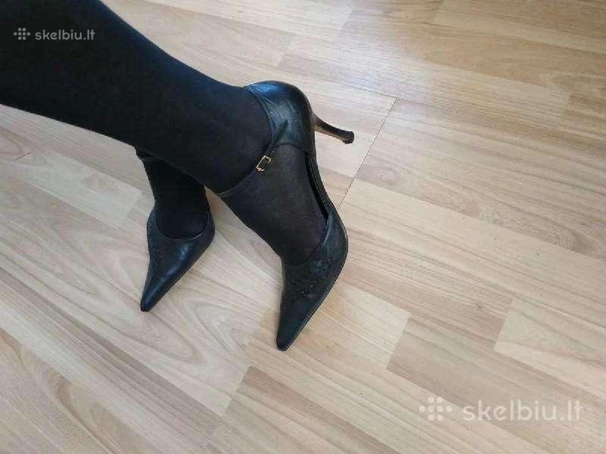 Pilnai odiniai aukštakulniai 39 dydis - nuotraukos Nr. 3