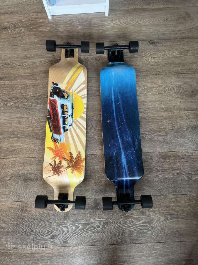 Longboardai - vieneto kaina 30eu. Liko tik melyna