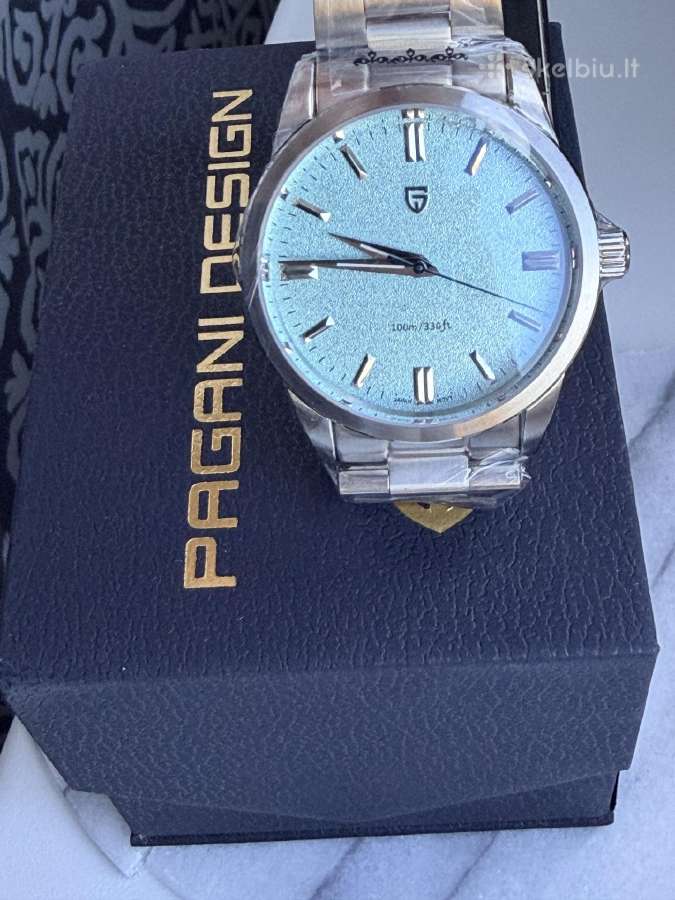 Naujas Pagani Design Pd–1731 laikrodis, Ice Blue