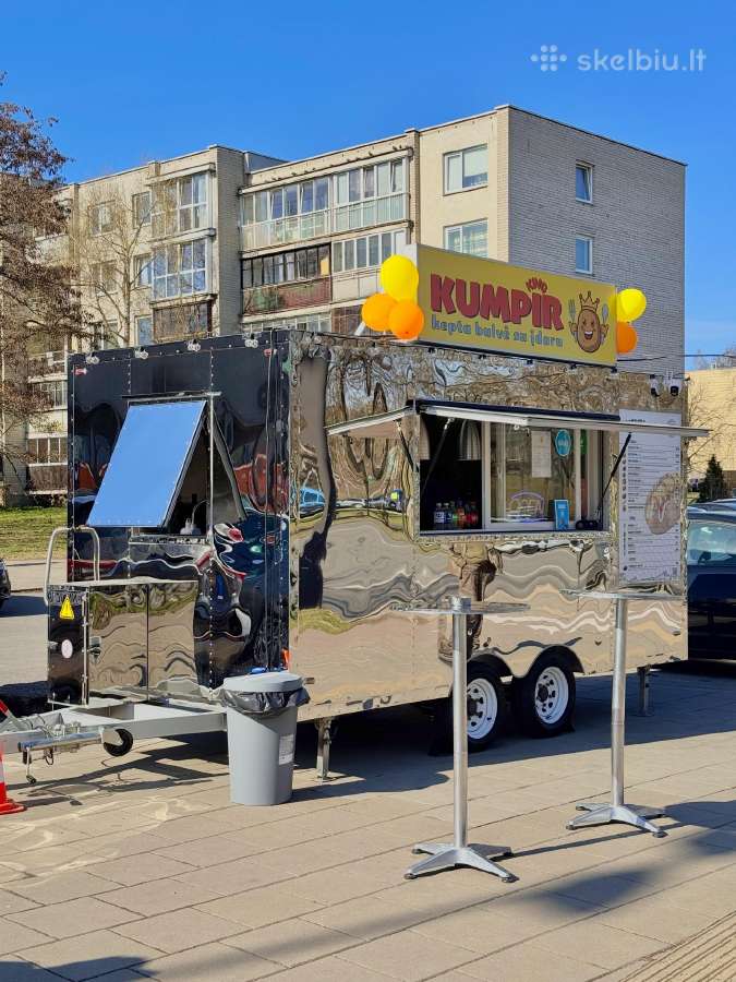 Parduodamas Pilnai Paruoštas Food Truck Verslas