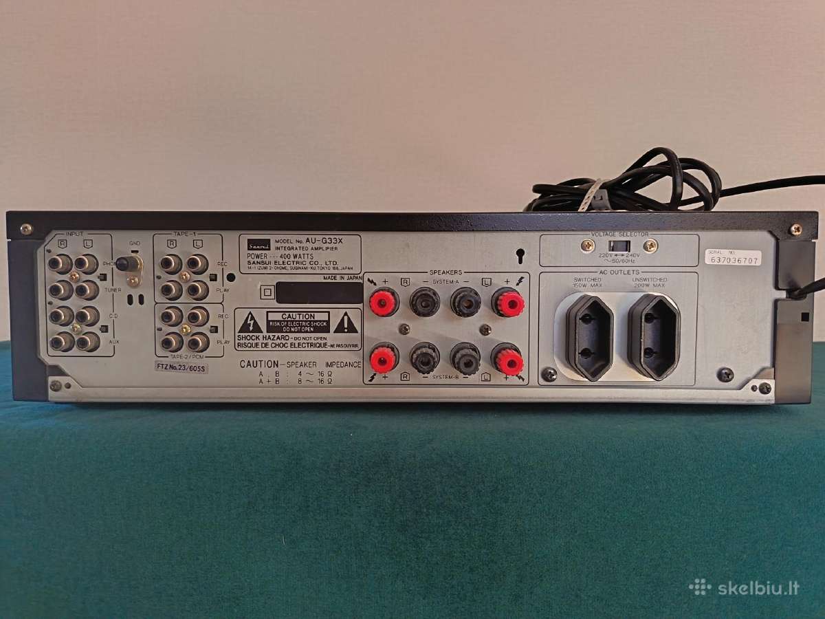 Sansui Au–g33x - nuotraukos Nr. 2