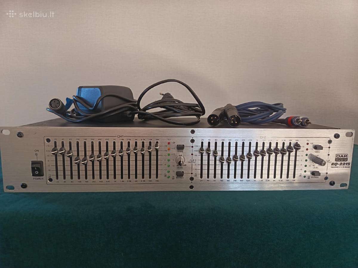 Ekvalaizeris Dap Audio Eq 2215labai geros būklės.