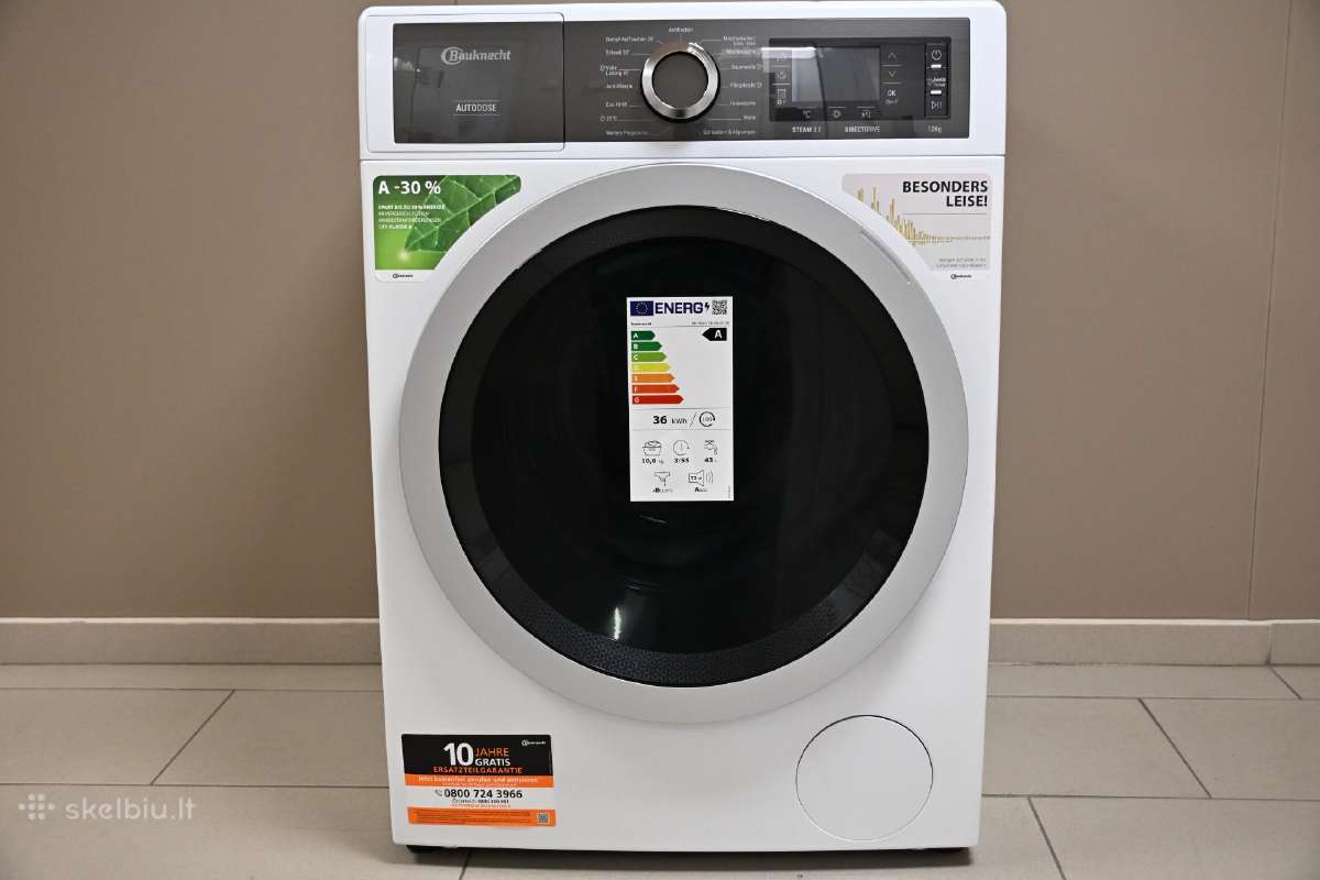 Bauknecht B8 09ad Silence 10kg autodose Nauja