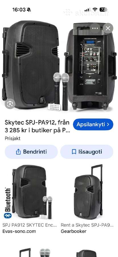 Parduodu aktyvius 2 topus 2 subus Skytec
